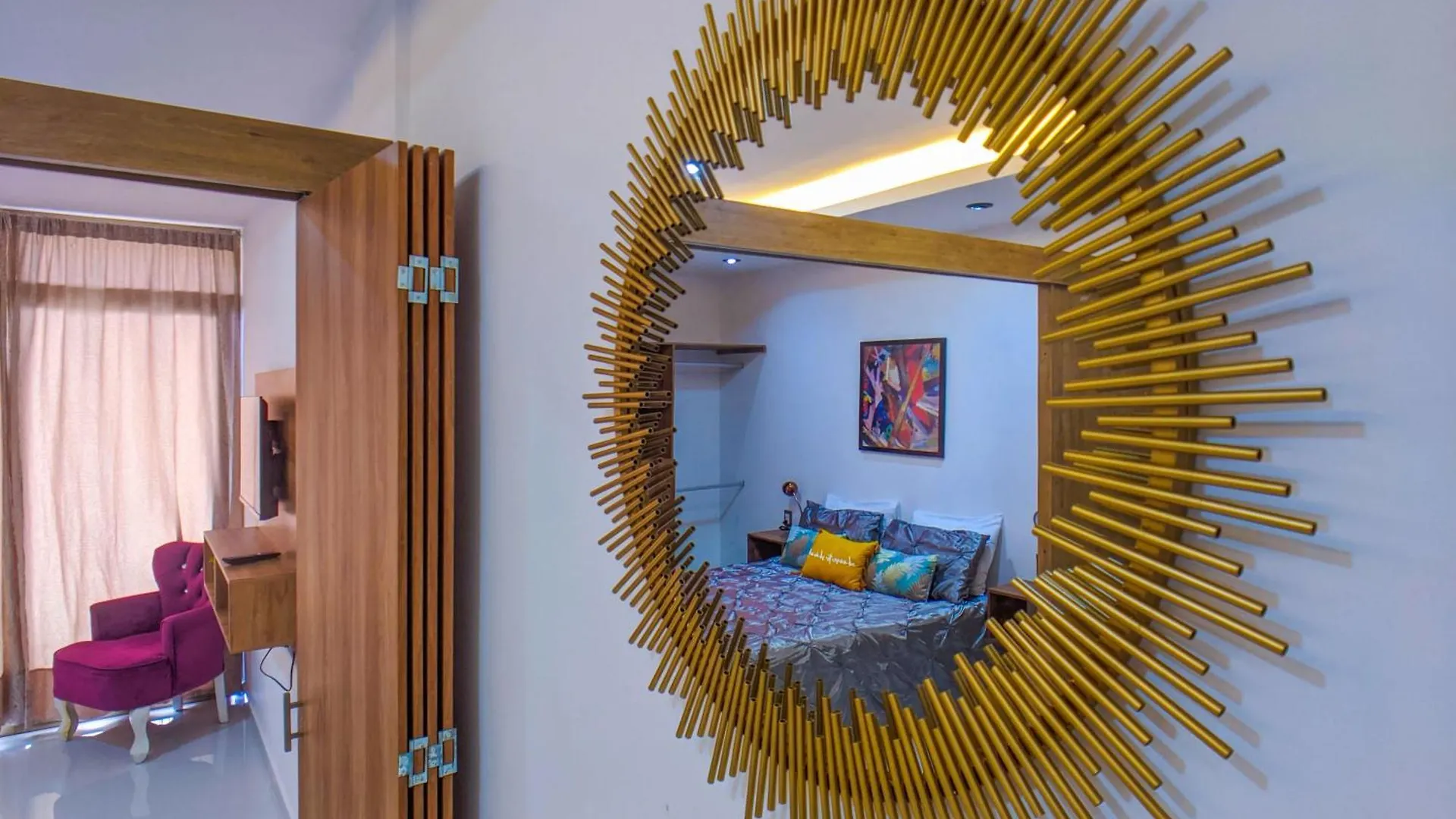500M To Beach L Queen Beds Kitchen L Pool Patio Gym Bikes Ac 30203 Playa del Carmen Lägenhet